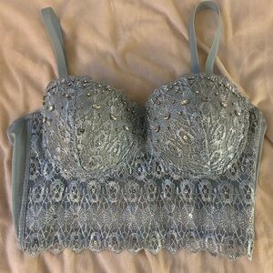 Light blue corset top from Windsor
